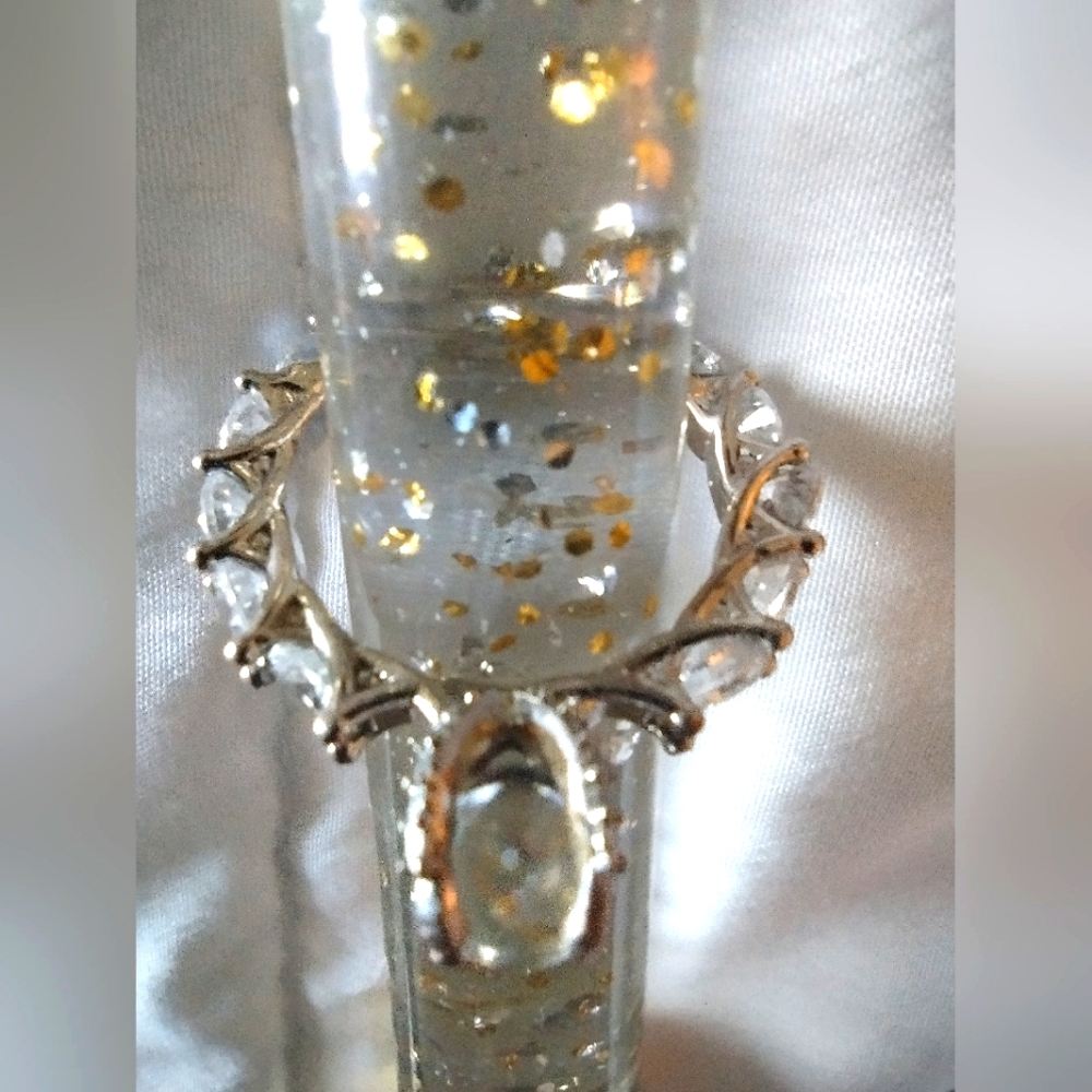Custom Designed Crystal/Glass Ring